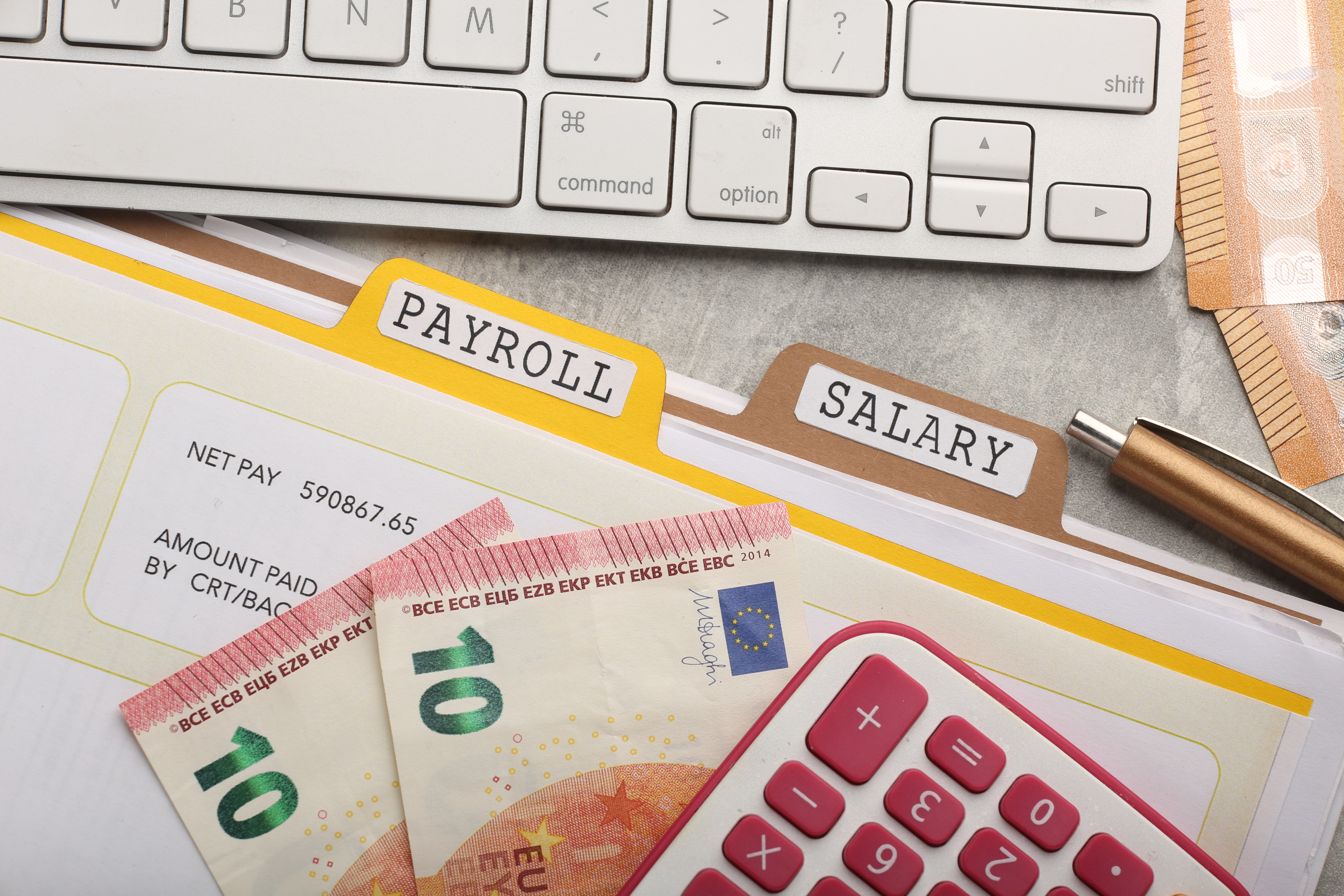 Payroll processing documents